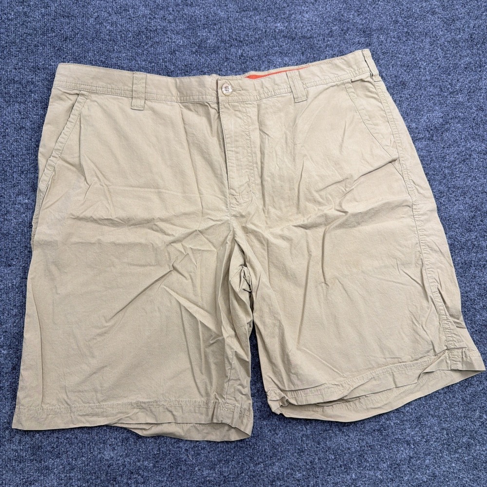 Columbia Shorts Mens 40 Brown 10" Outdoors Chino Lightweight Camp Hiking Casual